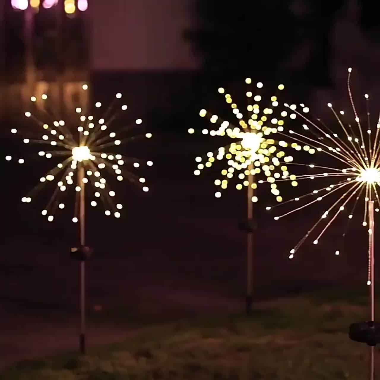 200led Solar Firework Light Waterproof Outdoor 8 Lighting Modes Fairy String Light Christmas Solar Lights Garden Decoration