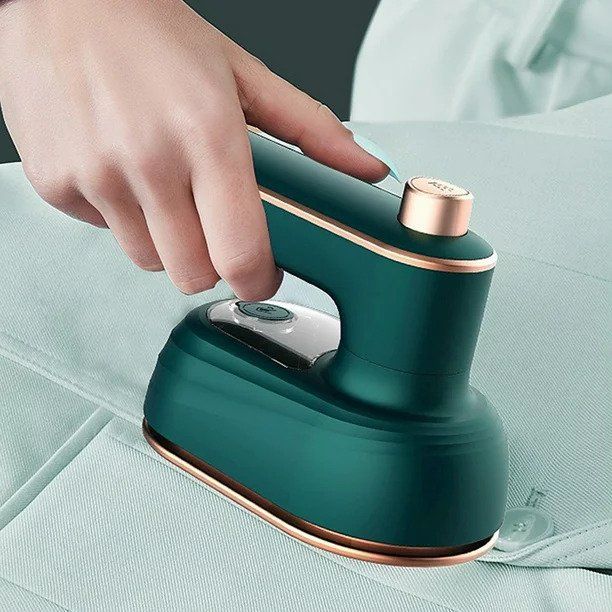 Portable Handheld Steam Iron, 180° Rotatable Professional Mini Steam Iron For Clothes, Foldable Travel Garment Steamer Micro Steam Iron For Home Travel