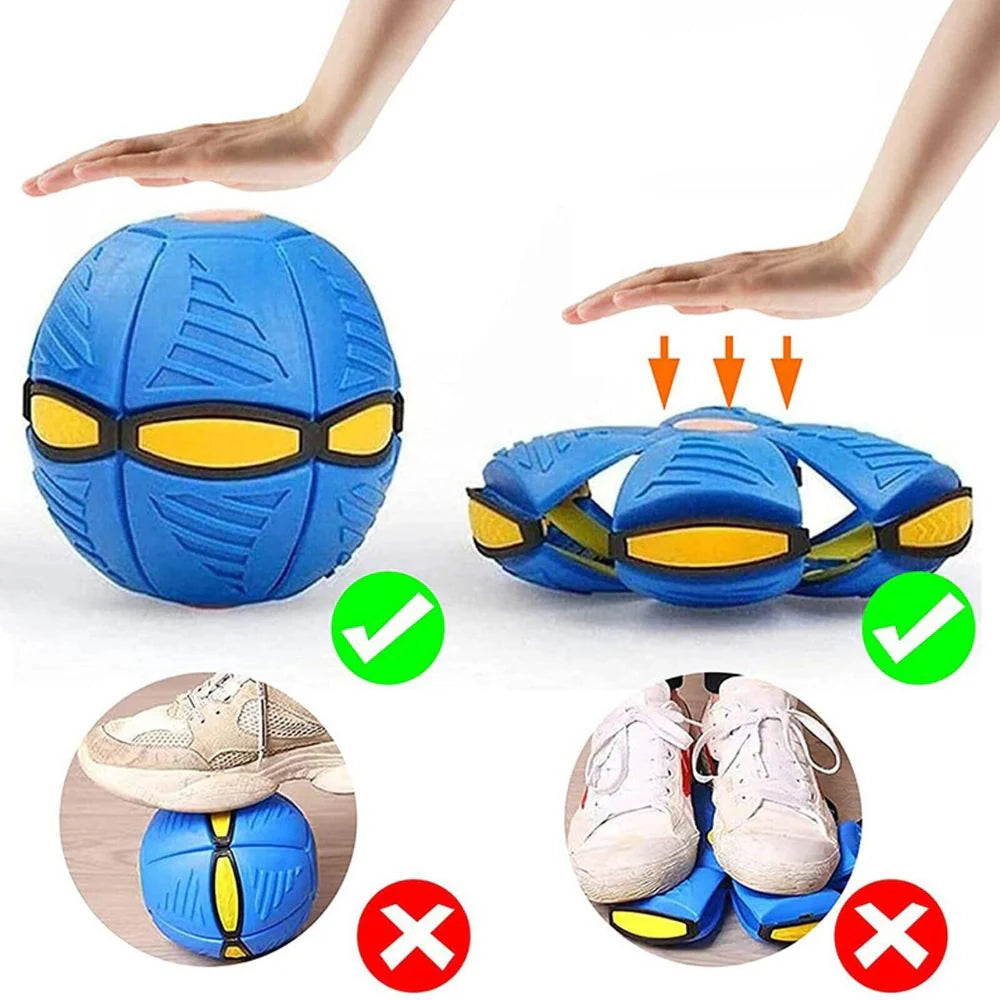 Ufo Flying Flat Throw Disc Ball Toy